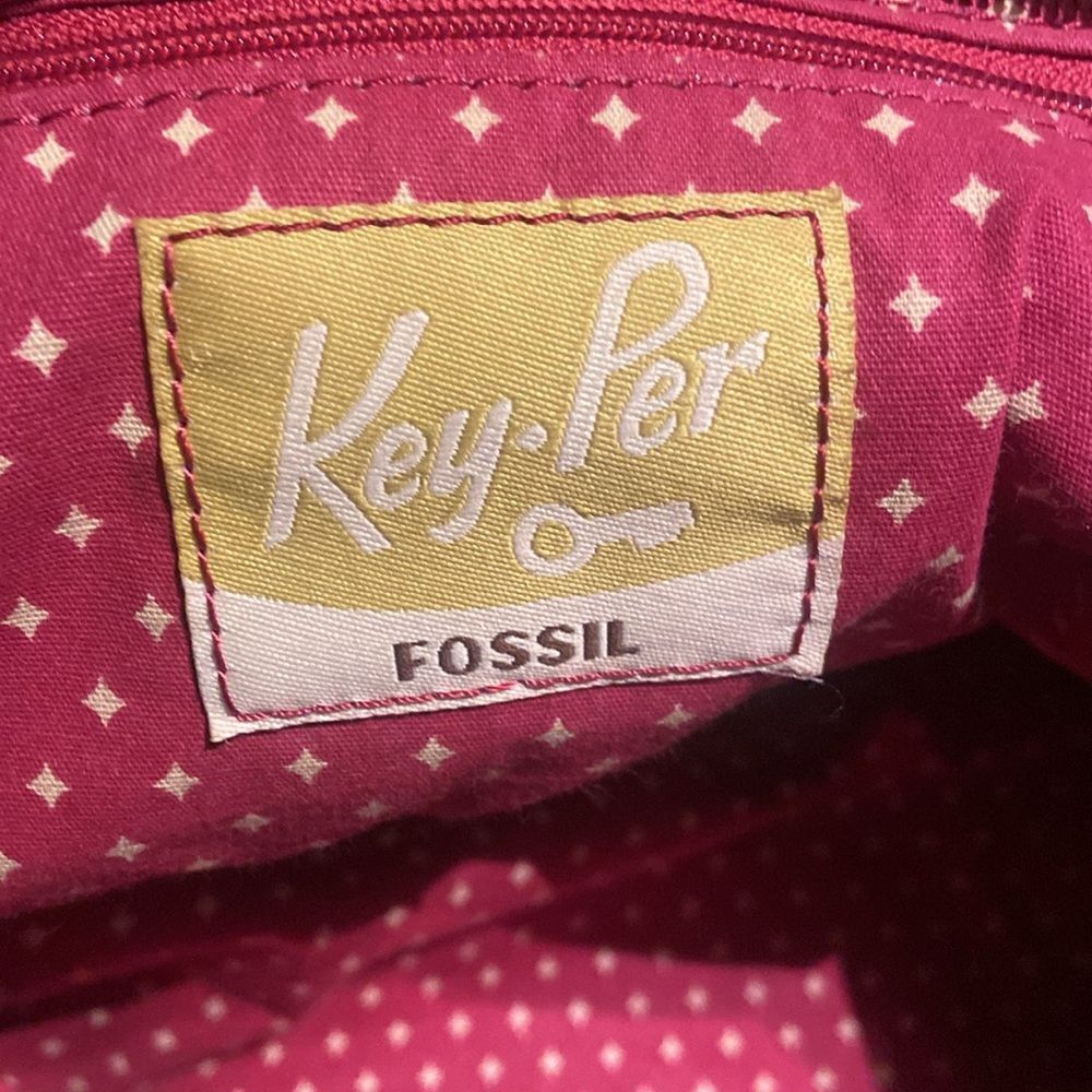 Colorful Patterned Women's Key-per Fossil bag purse - Picture 11 of 15